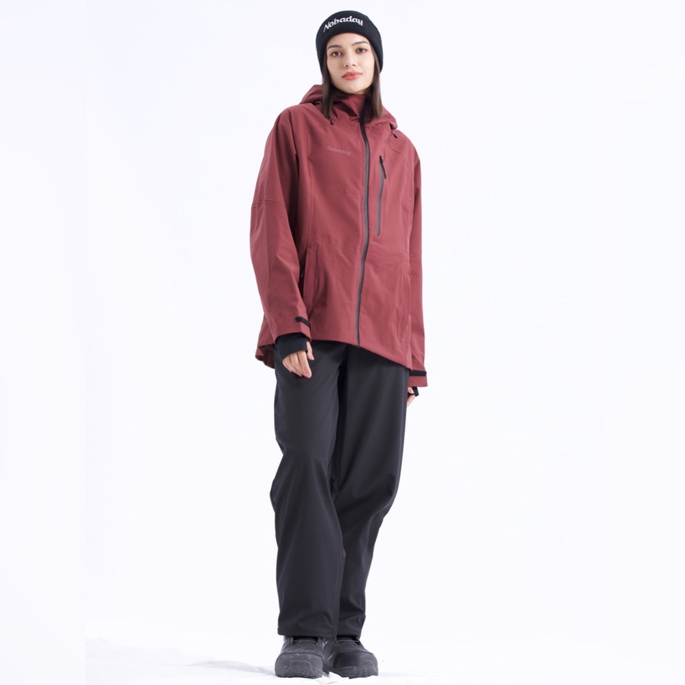 Women's Burgundy Ski Jacket